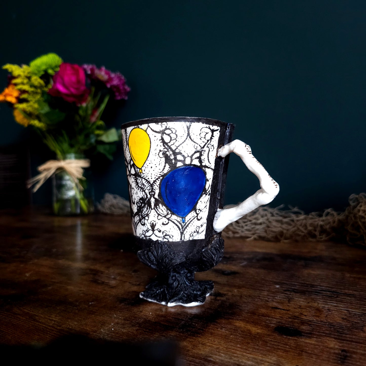 Kill Then with Kindness Translucent Porcelain Mug