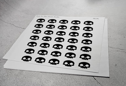 Skull 2.0 Resist Stickers