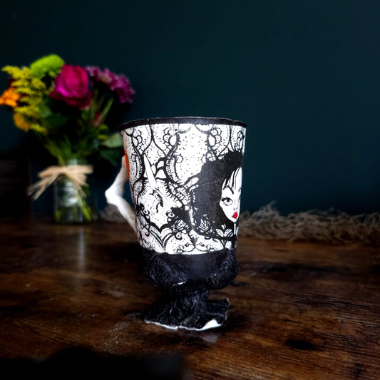 Kill Then with Kindness Translucent Porcelain Mug