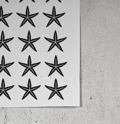 Sea Star Adhesive Stencil