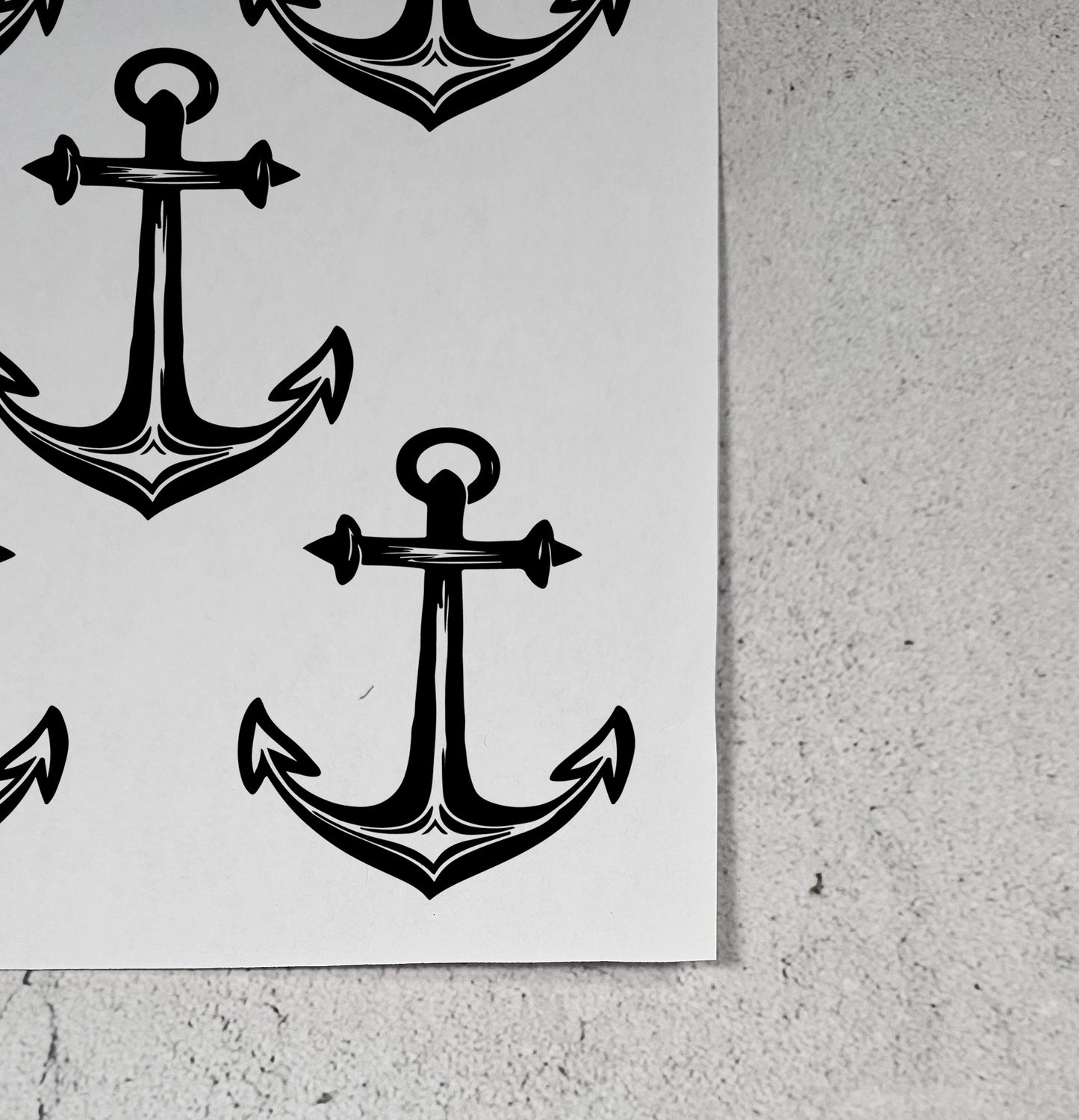 Anchor Adhesive Stencil