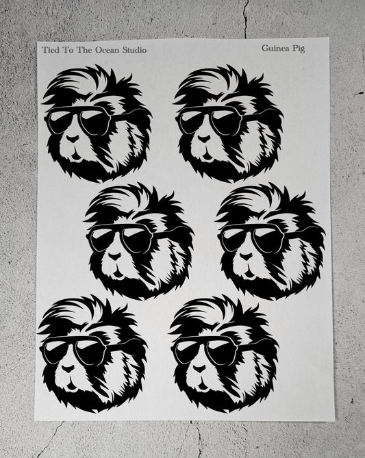 Guinea Pig Adhesive Stencil