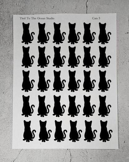 Cats 3 Resist Stickers