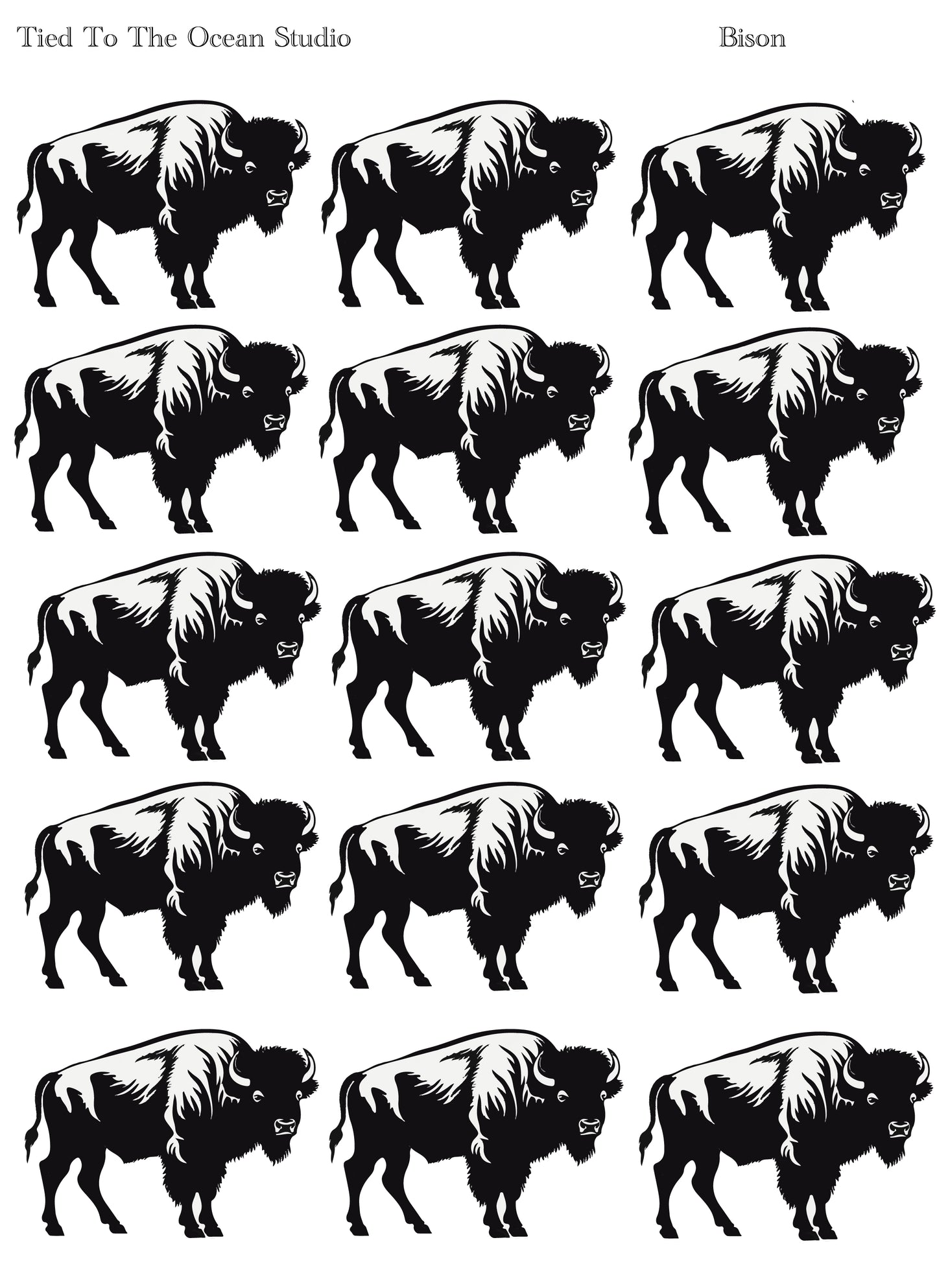 Bison Adhesive Stencil