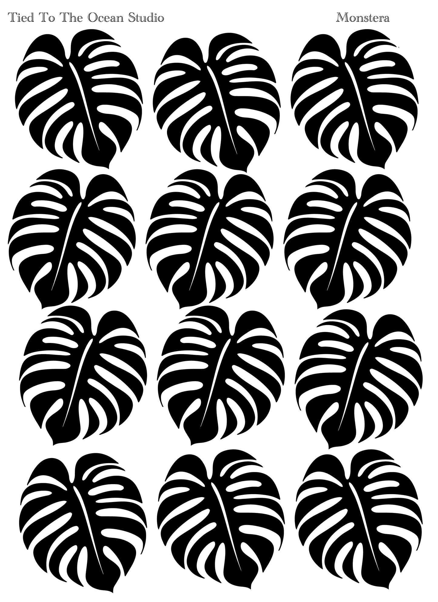 Monstera Resist Stickers