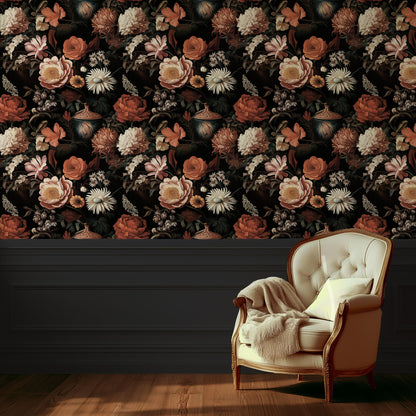 Victorian Floral Wallpaper